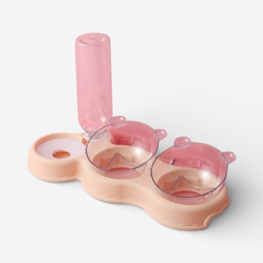 PetEase – Mat- och vattenautomat för husdjur med dubbel skål