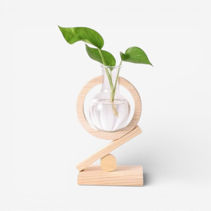 WoodAura – Inomhus bordsplanterare med ramdesign