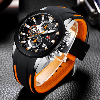 Orion – Rund urtavla med justerbart armband