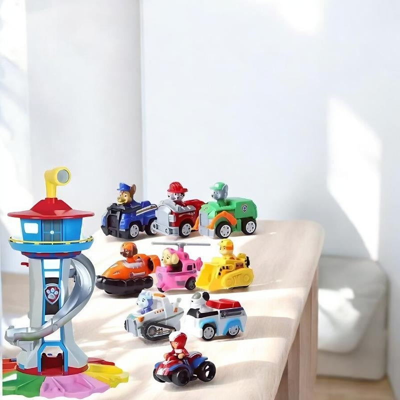 PlayTower – Äventyrstema lekset med fordon och figurer