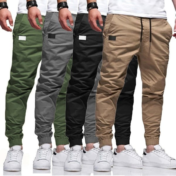 Lucas™ Casual Multi Fickor Joggare Byxor