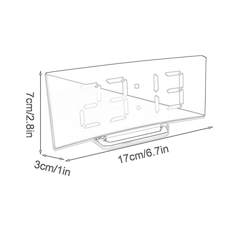 Väckarklocka med LED-display