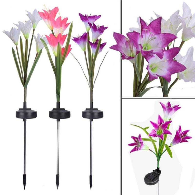 Lily Solar Garden Stake Lights